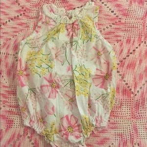 Floral onesie